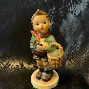 Hummel “Village Boy” Figurine with Basket. (No box)